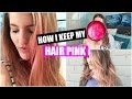 How I KEEP My Hair Rose Gold