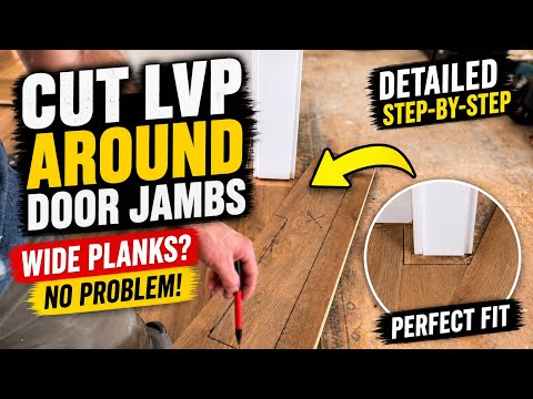 Installing Large Vinyl Planks Around Door Jambs | Cali Vinyl Flooring ...