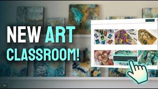 Welcome to the New Marina TvB Art Classroom! Tour My New Art Classes Website & Painting Courses screenshot 5