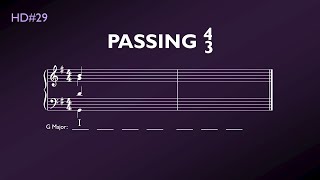 Harmonic Dictation #29 – The Passing 4/3 (Major)