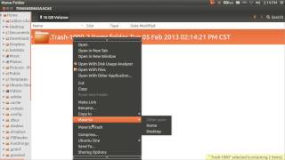 Ubuntu Basics DELETE UNDELETE TRASH ON USB DRIVES