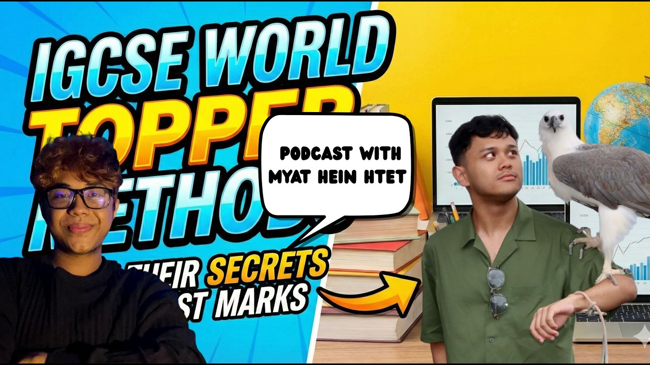 မြန်မာကျောင်းကကျောင်းသားတစ်ယောက် IGCSE မှာ 3 ဘာသာ Highest Mark Achiever ဖြစ်လာအောင် ဘာတွေလုပ်ခဲ့လဲ ?