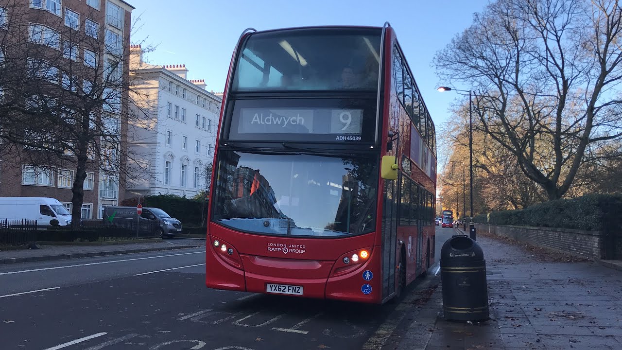 *EXTREMELY RARE* Journey on Route 9 | ADH45039 (YX62FNZ) | RATP London United