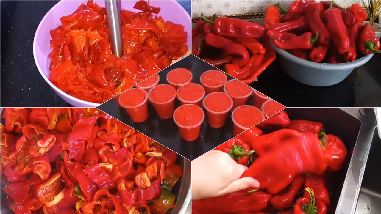 ام اسراء/ افضل طريقة تحضري بها معجون الفلفل 🌶 الحلو لي يزيد النص في البنة نتاع الأطباق سيدتي 😉😍