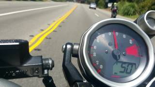 YAMAHA VMAX 1700 BURN OUT IN 1 2 3 GEARS
