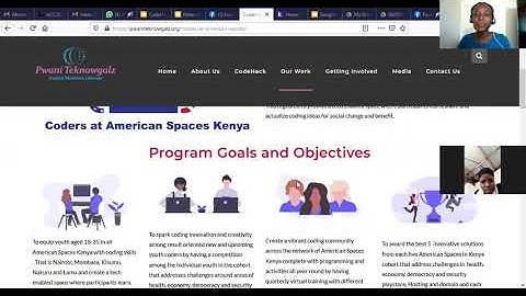 Coders at American Spaces Kenya Week 1 BootCamp - Mobile App Dev