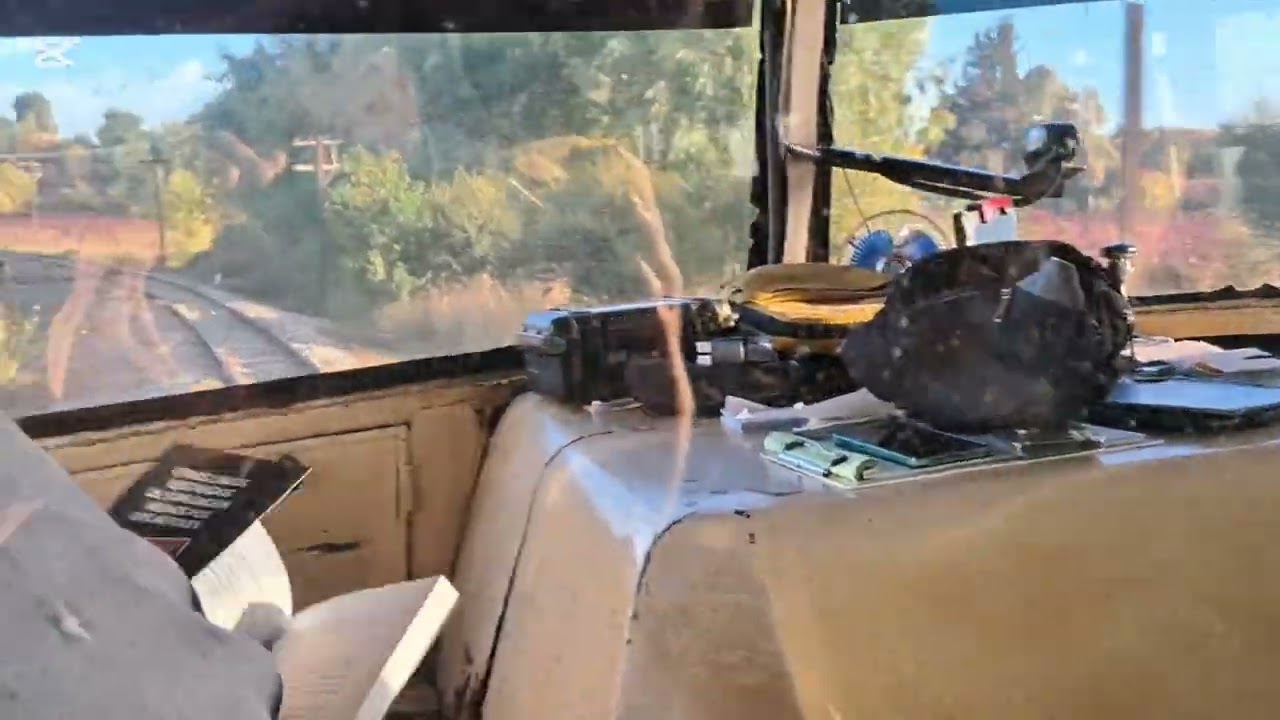 Viaje en el Ramal Talca Constitución en Buscarril ADM-255