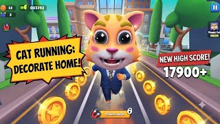 Full Cat Runner: Decorate Home - Gameplay Walkthrough episode 03 #running #catrunnergame  (Android, iOS) Update