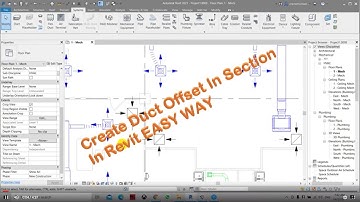 Create Duct Offset In Section In Revit EASY WAY