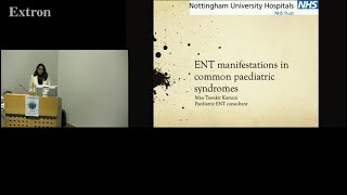 ENT Manifestations in Paediatric Cong Syndrome