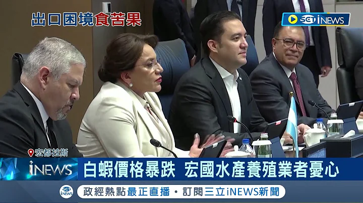 与中建交却碰壁! 洪都拉斯白虾价格暴跌 当地水产养殖业者忧心 宏国总统亲赴中国 求履行建交承诺"买白虾"│记者  王少筠│【国际局势】20230611│三立iNEWS - 天天要闻