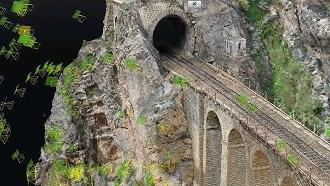 Bridge reality modeling by drone and Bentley ContextCapture