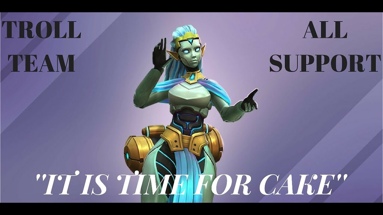 TROLL TEAM: ALL SUPPORT! Paladins Gameplay!