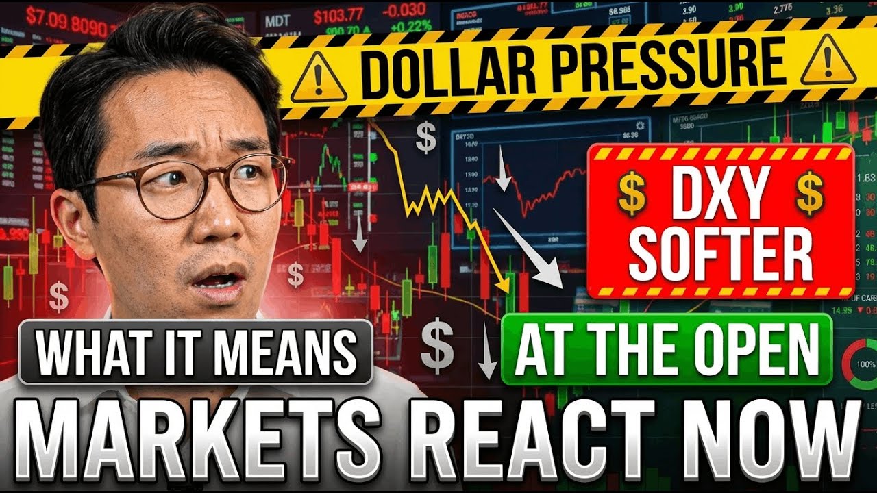 Dollar pressure: what a softer DXY means at the open
