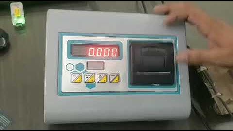 Demo for Weighing Printer Indicator Eco | Part 1