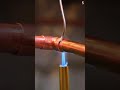 The process of heating iron easily using a special tool #shorts