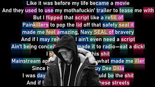 Eminem on 'Detroit Vs Everybody' (Rhyme Scheme)
