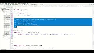 Constructor part 2