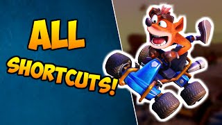 ALL SHORTCUTS IN CTR - UPDATED | CTR Nitro Fueled Tips #17 - NEW SHORTCUTS | USE THEM OR ELSE!