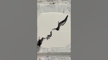 Back to the roots minimal swipe and negative space #fluidart #arttherapy #acrylics