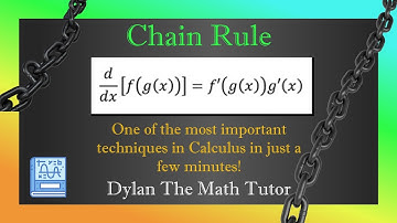 Chain Rule - How to (Calculus 1)