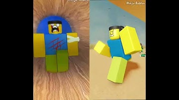 When Noob teleports to squid games ☠️ PT1 - Roblox Dead Rails #robloxanimation