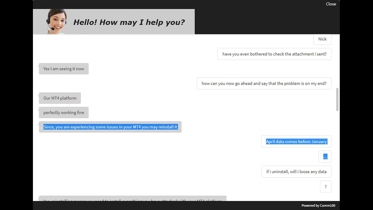 Terrible terrible customer service. You won't believe what you see