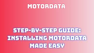 motordata FAQ Installation: Visual Guide Video FNZM-DEJ-CS-CE