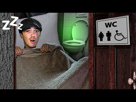 DORMIR DANS UN TOILETTE PUBLIQUE ! (pire nuit...)