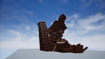 KEVA Plank Destruction(Realtime) UE4