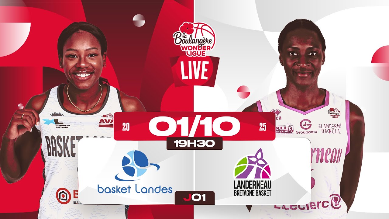 [REPLAY] Basket Landes - Landerneau | J01 La Boulangère Wonderligue 2025-2026
