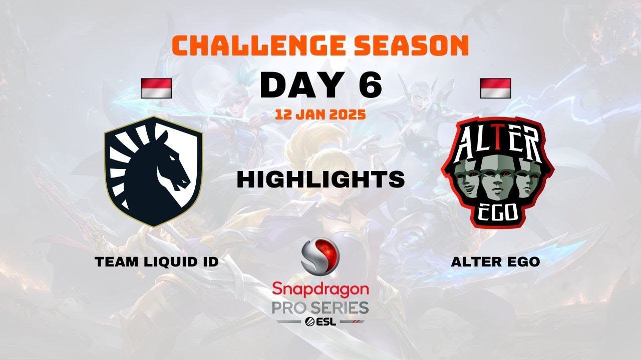 Team Liquid ID vs Alter Ego Highlights | Snapdragon Mobile Challenge Season | Day 6