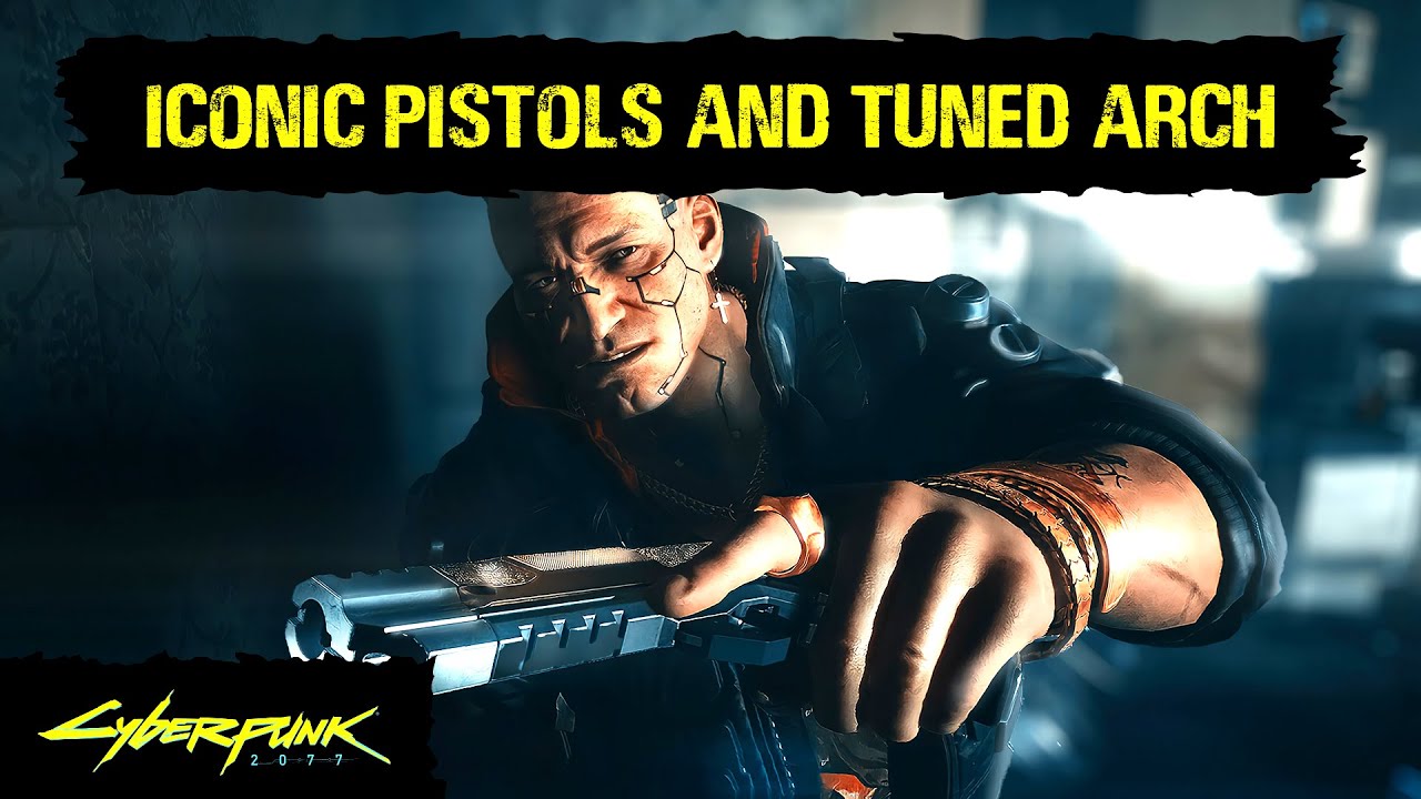 Jackie's Iconic Pistols and Tuned Arch Motorcycle Cyberpunk 2077 YouTube
