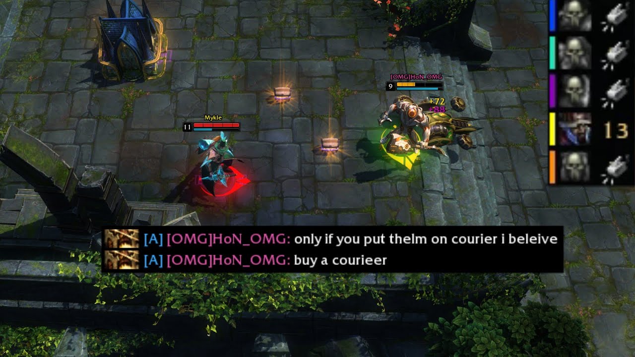 HoN 1vs5 | This Witchslayer is the coolest player I even seen