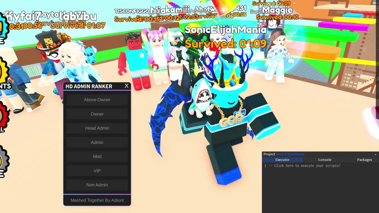 [2025] Как открыть админ-панель в любом игровом сервере ROBLOX с помощью скрипта FE