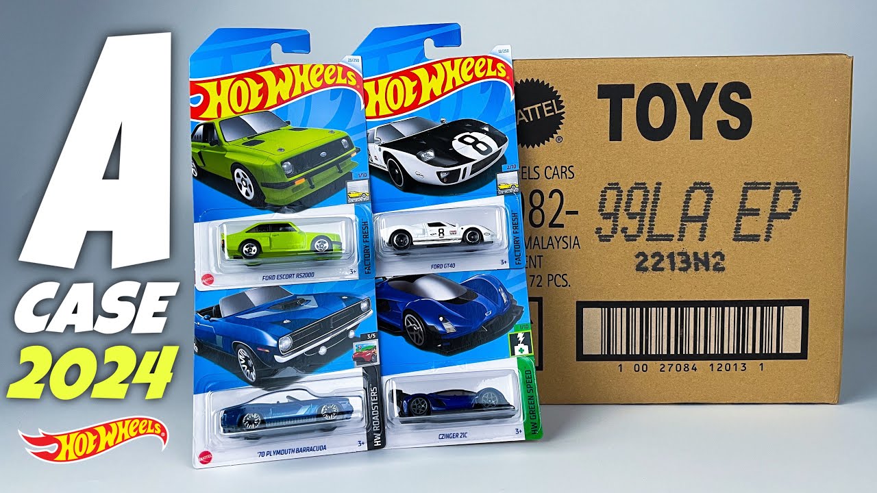 Unboxing Hot Wheels 2024 - A Case!