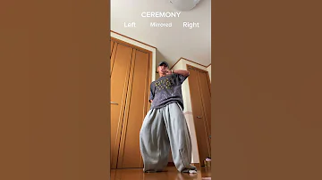 Mirrored Tutorial Stray Kids CEREMONY Dance Shorts 