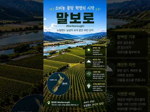 세계의 이상한 와인 문화 25 - 뉴질랜드, 양보다 와인이 유명해습니다!
