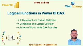PBI_45: Logical Functions in Power BI DAX: IF, AND, OR, SWITCH Explained