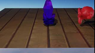 Monkey smashes crystal - Blender v2.81a