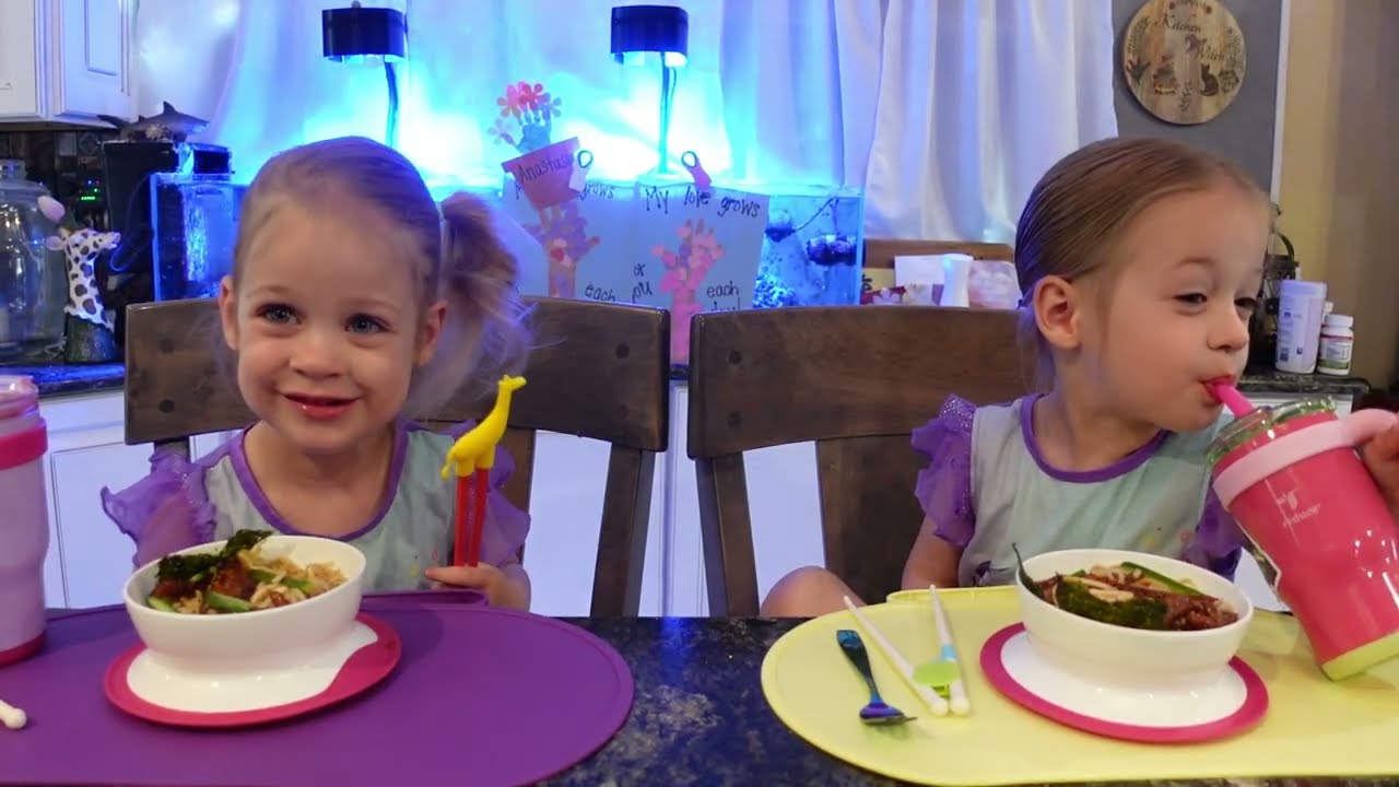 Twins try roasted eel