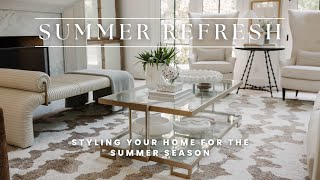 Summer Styling: How to Style Your Home for Summer + Summer Home Refresh | Ashley Childers