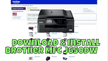 How To Download & Install Brother MFC J650DW Printer Driver in Windows 10/11