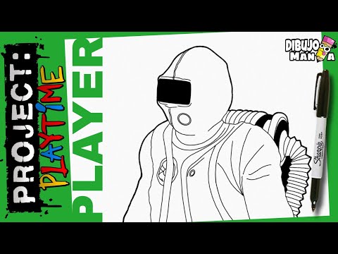 Como DESENHAR o PLAYER do PROJECT: PLAYTIME - Como DIBUJAR al JUGADOR de  PROJECT PLAYTIME 