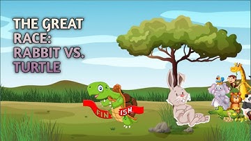 The Great Race: Rabbit vs. Turtle | kids story | moral stories
