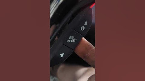 2022 Honda HRV Maintenance Reset