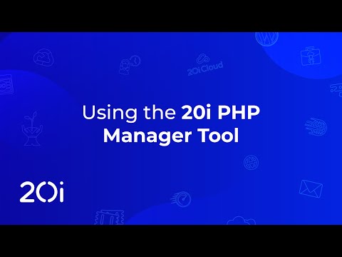 20i: Using the PHP Version Manager in My20i
