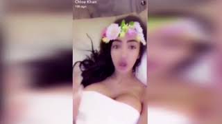 Braless Chloe Khan suffers MAJOR nip slip as she parties up 1