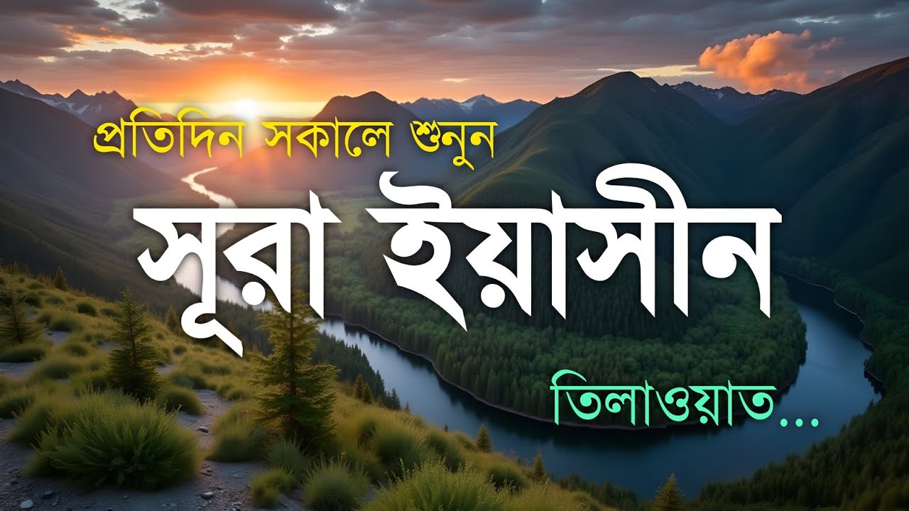 প্রতিদিন সকালে শুনুন – হৃদয় জয় করা কণ্ঠে সূরা ইয়াসিন | (سورة يس) Surah Yasin | Morning Tilawat