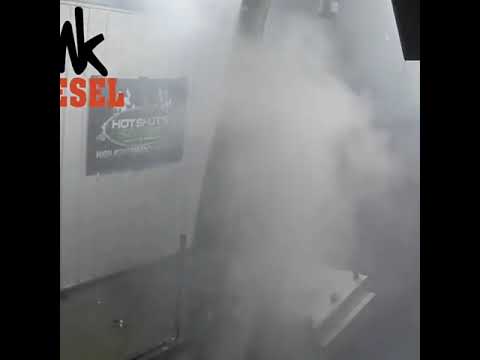 انفجار مكينه تيربو ديزل 